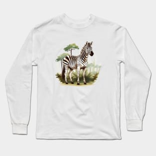 Zebra Lover Long Sleeve T-Shirt